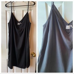 Asos Black Slip Dress